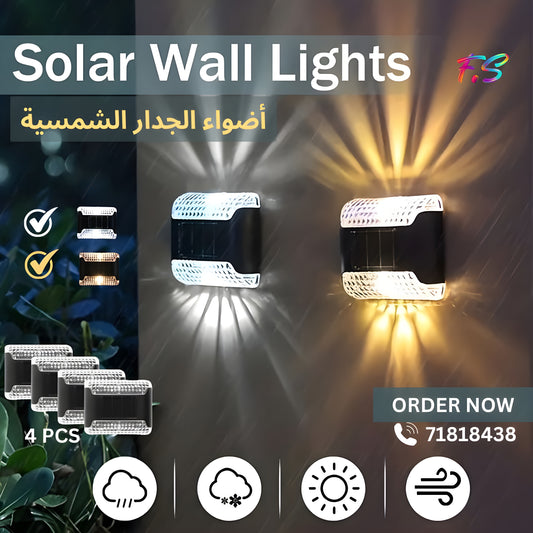 4 PCS Waterproof Solar Garden Light