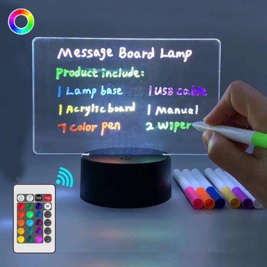 Message Board Lamp