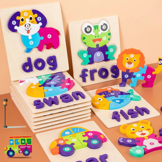 3D Animal Toddler Puzzles