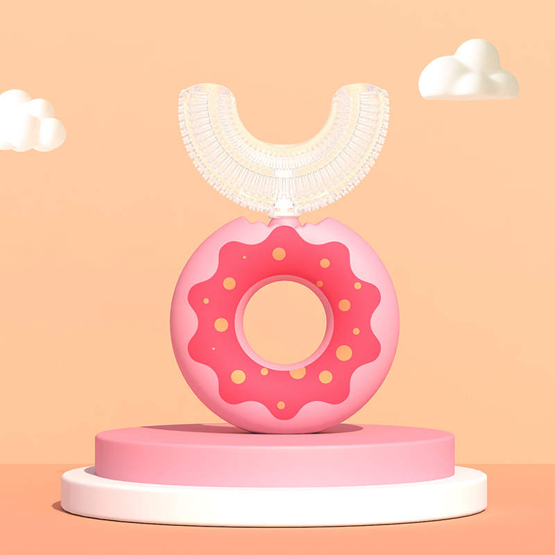 Donuts shape 360 degree toothbrush