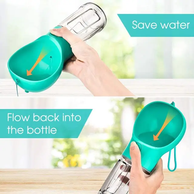 Multifunctional Dog Water Bottle, Feeder and Bag