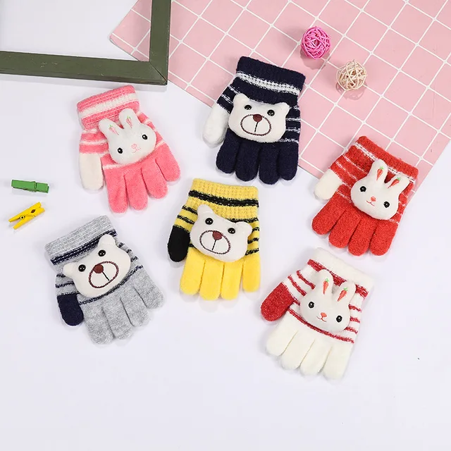 2-6 years old children winter gloves