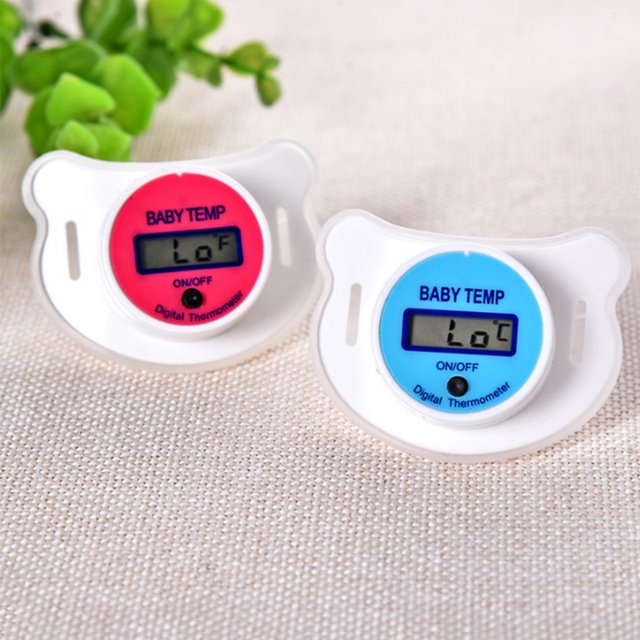 Baby Pacifier with thermometer