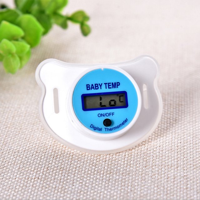 Baby Pacifier with thermometer