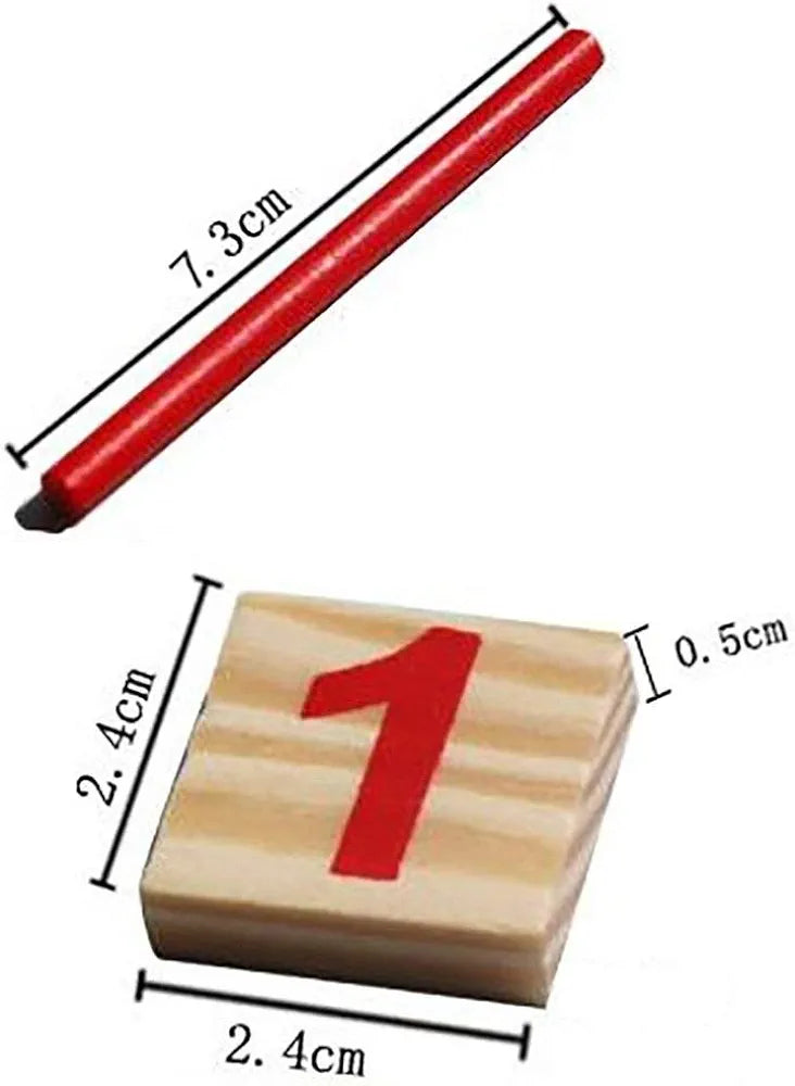 Math Manipulatives Wooden Counting Sticks