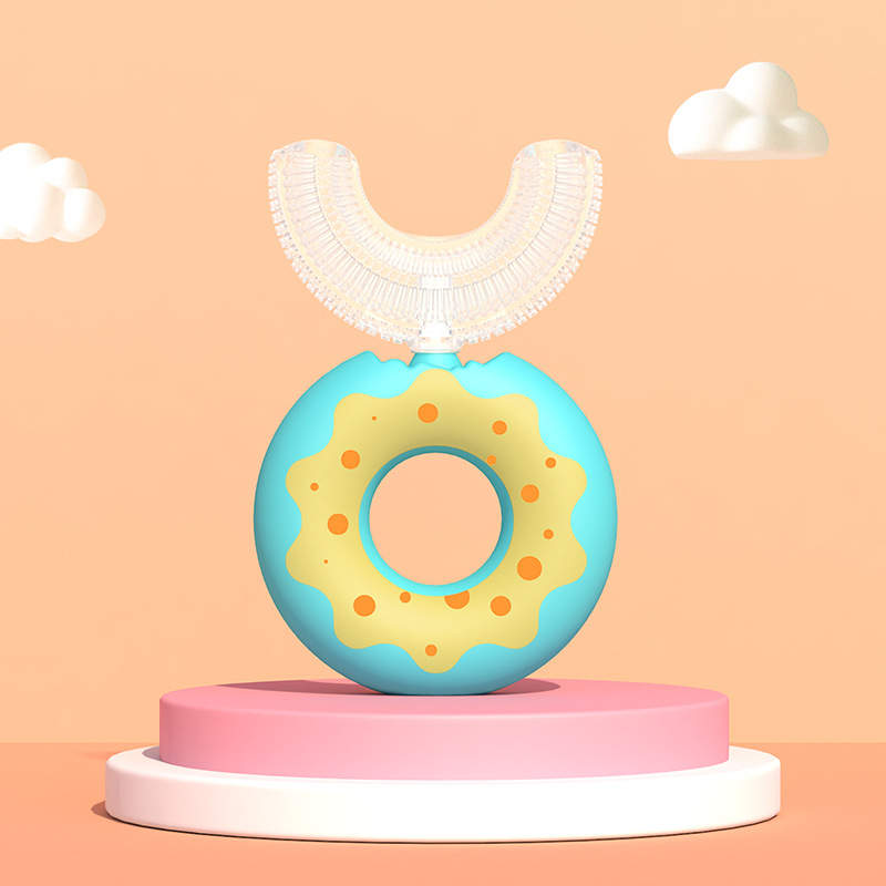 Donuts shape 360 degree toothbrush