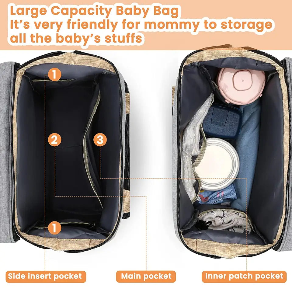 7 in 1 Multifunctional Baby Bag