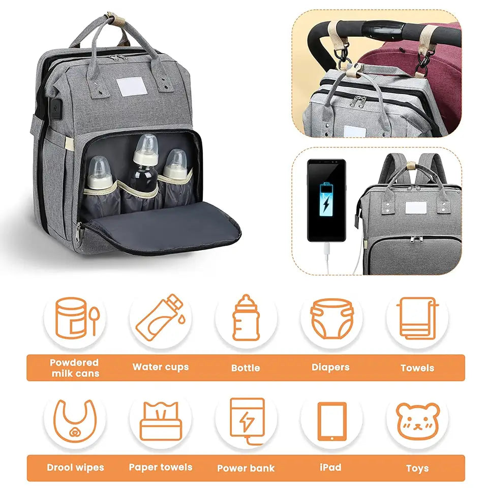 7 in 1 Multifunctional Baby Bag