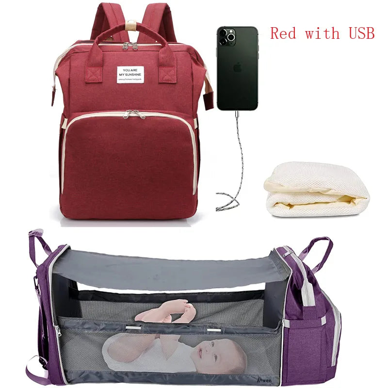 7 in 1 Multifunctional Baby Bag