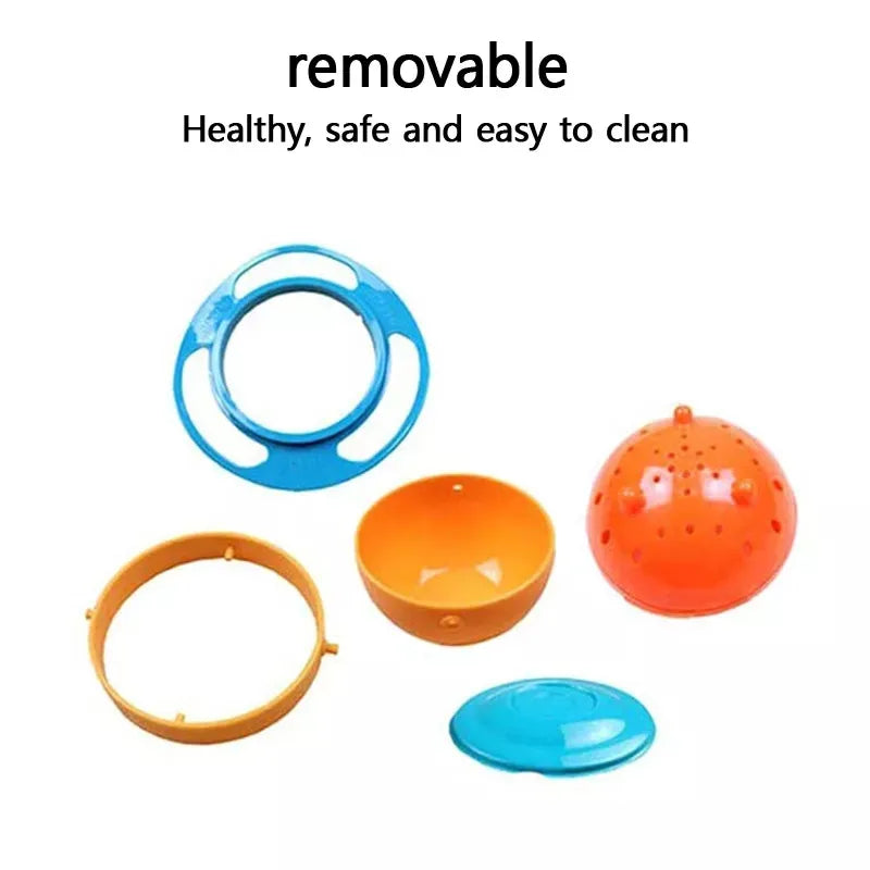 360 -baby Spill Resistant Gyro Bowl with Lid