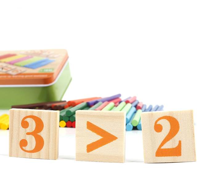 Math Manipulatives Wooden Counting Sticks