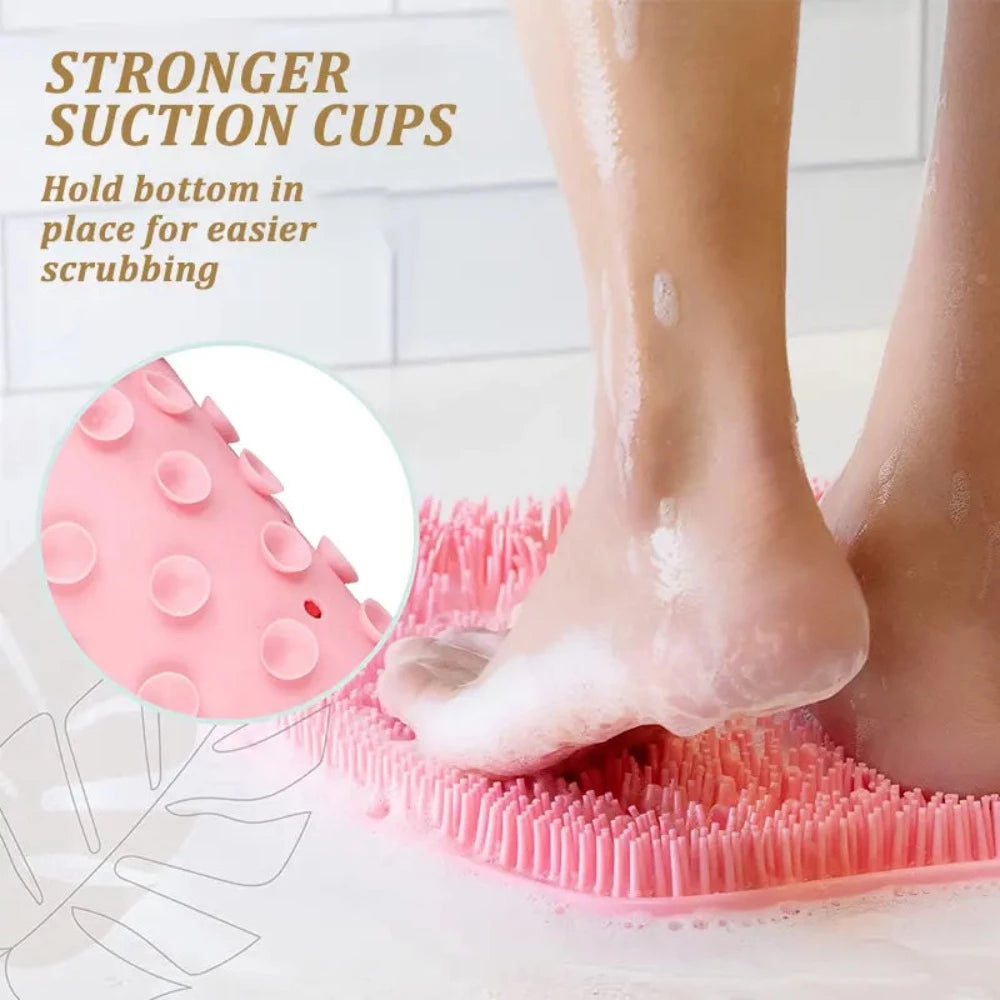 Silicone Back Rubbing Bath Brush