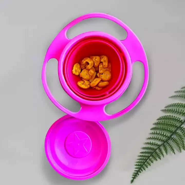 360 -baby Spill Resistant Gyro Bowl with Lid