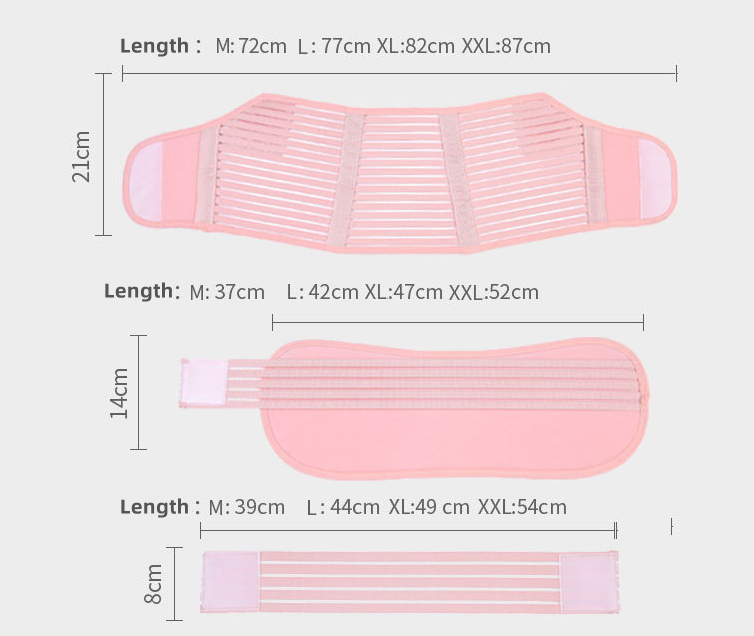 Breathable maternity belt