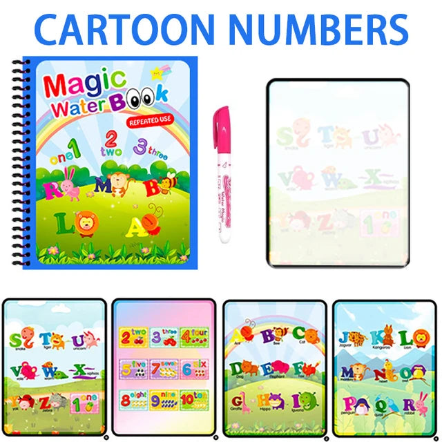 Magic Water Drawing Book Sensory Early Education Toys