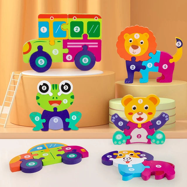 3D Animal Toddler Puzzles