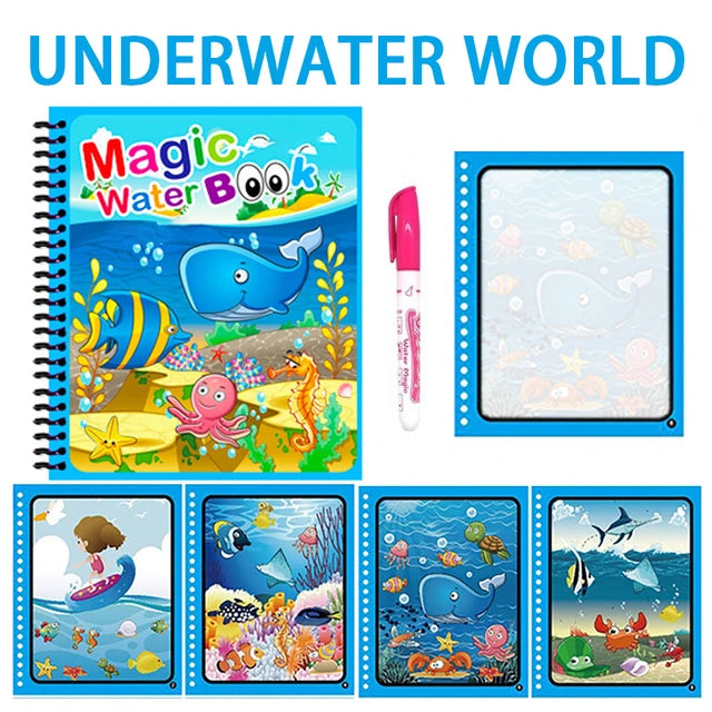 Magic Water Drawing Book Sensory Early Education Toys