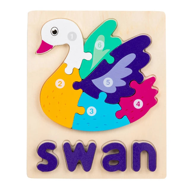 3D Animal Toddler Puzzles