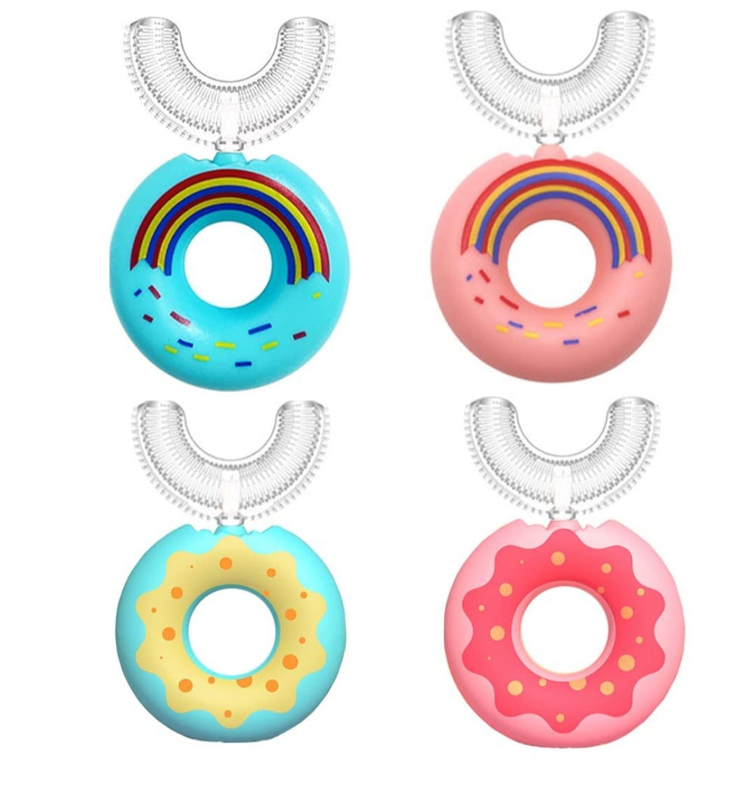 Donuts shape 360 degree toothbrush