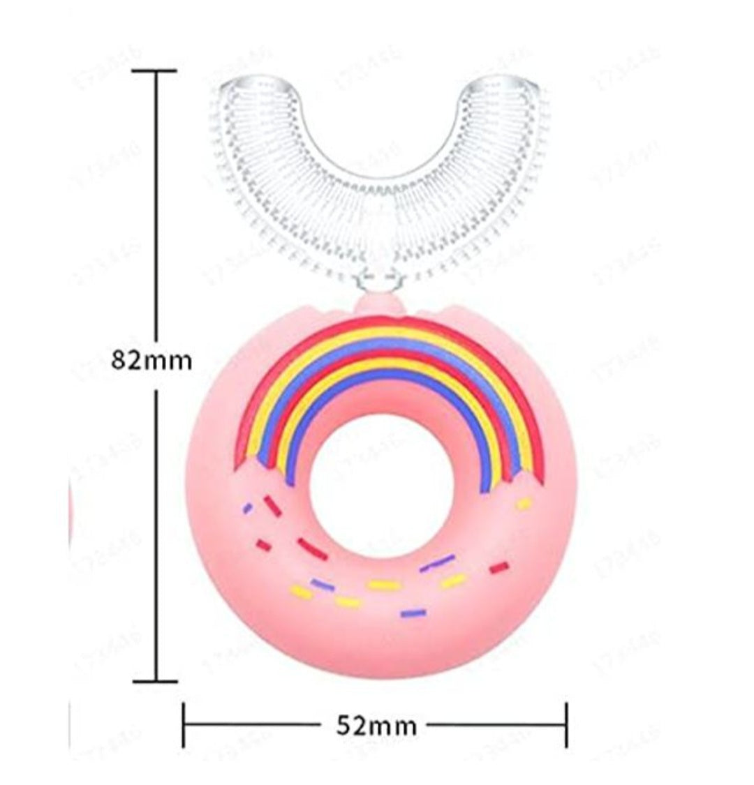 Donuts shape 360 degree toothbrush