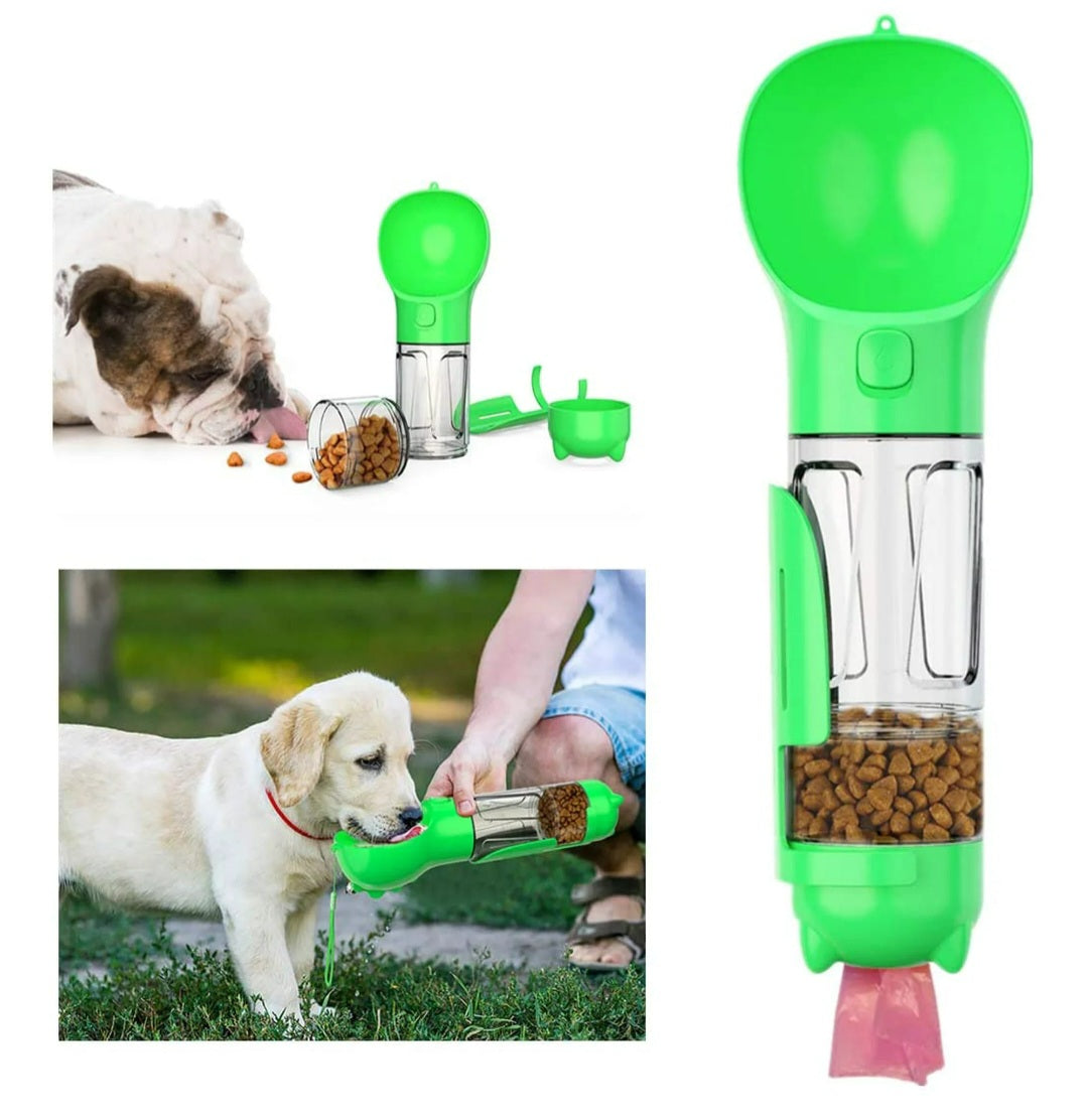 Multifunctional Dog Water Bottle, Feeder and Bag