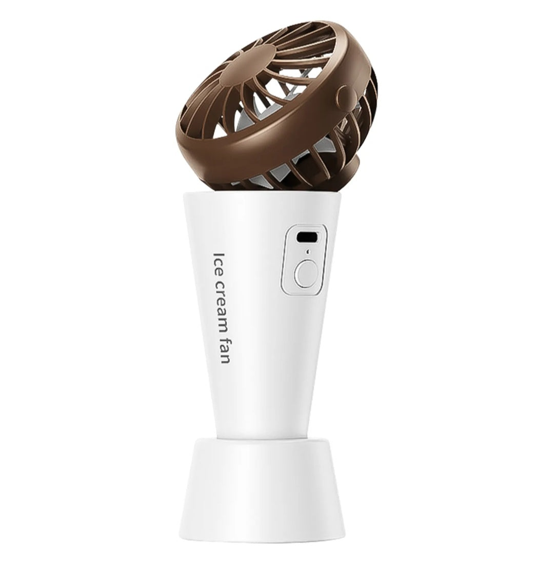 Ice Cream Shaped Handheld USB Fan