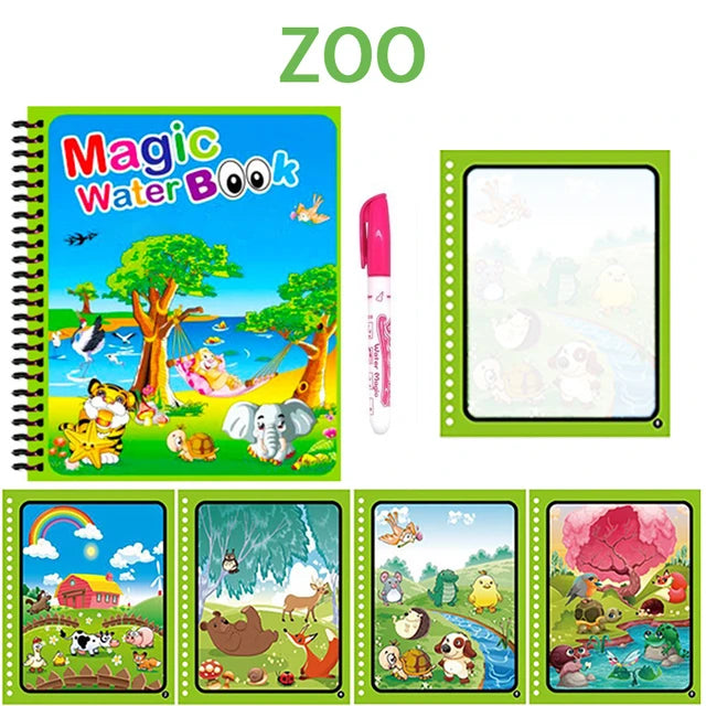 Magic Water Drawing Book Sensory Early Education Toys