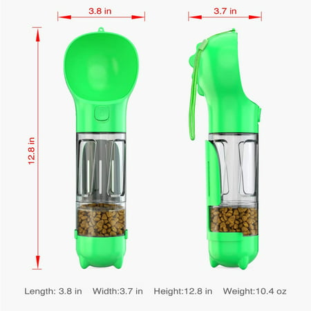 Multifunctional Dog Water Bottle, Feeder and Bag